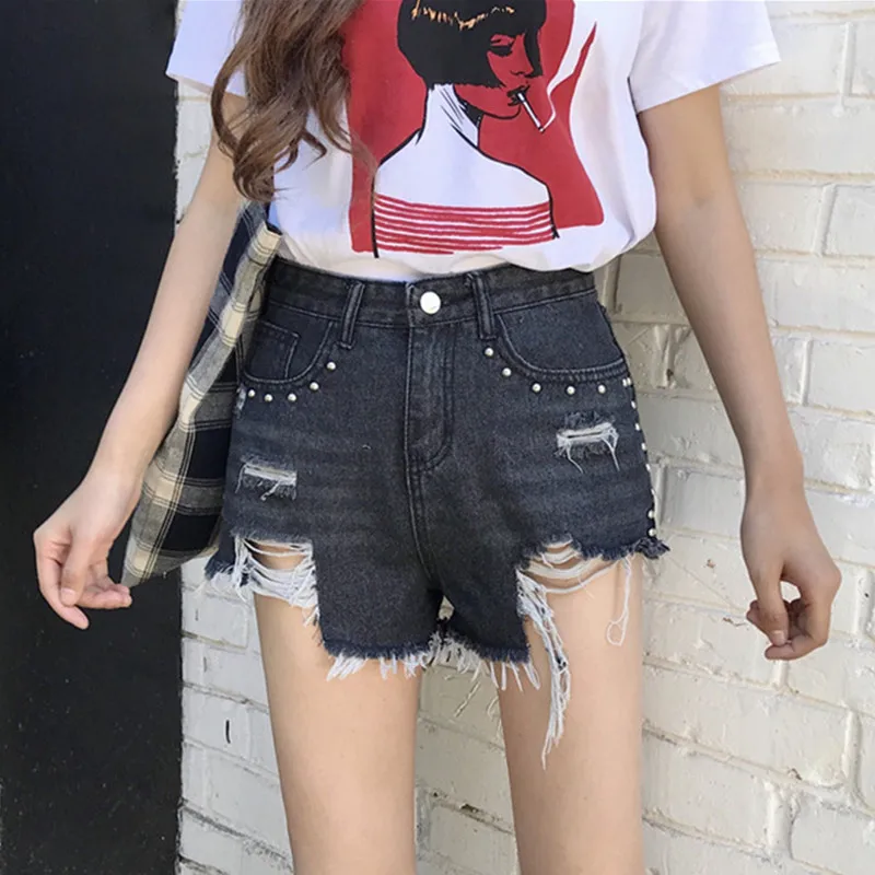 Denim Shorts New Arrival 2017 Women's Fashion Brand