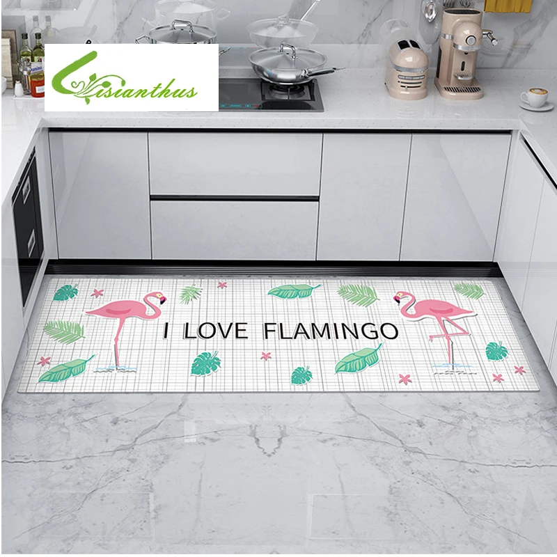 

Rugs for Cartoon Kitchen Carpet Outdoor Door Mats Non-slip Waterproof Carpet Bathroom PU Leather Mat Home Entrance Floor Mat