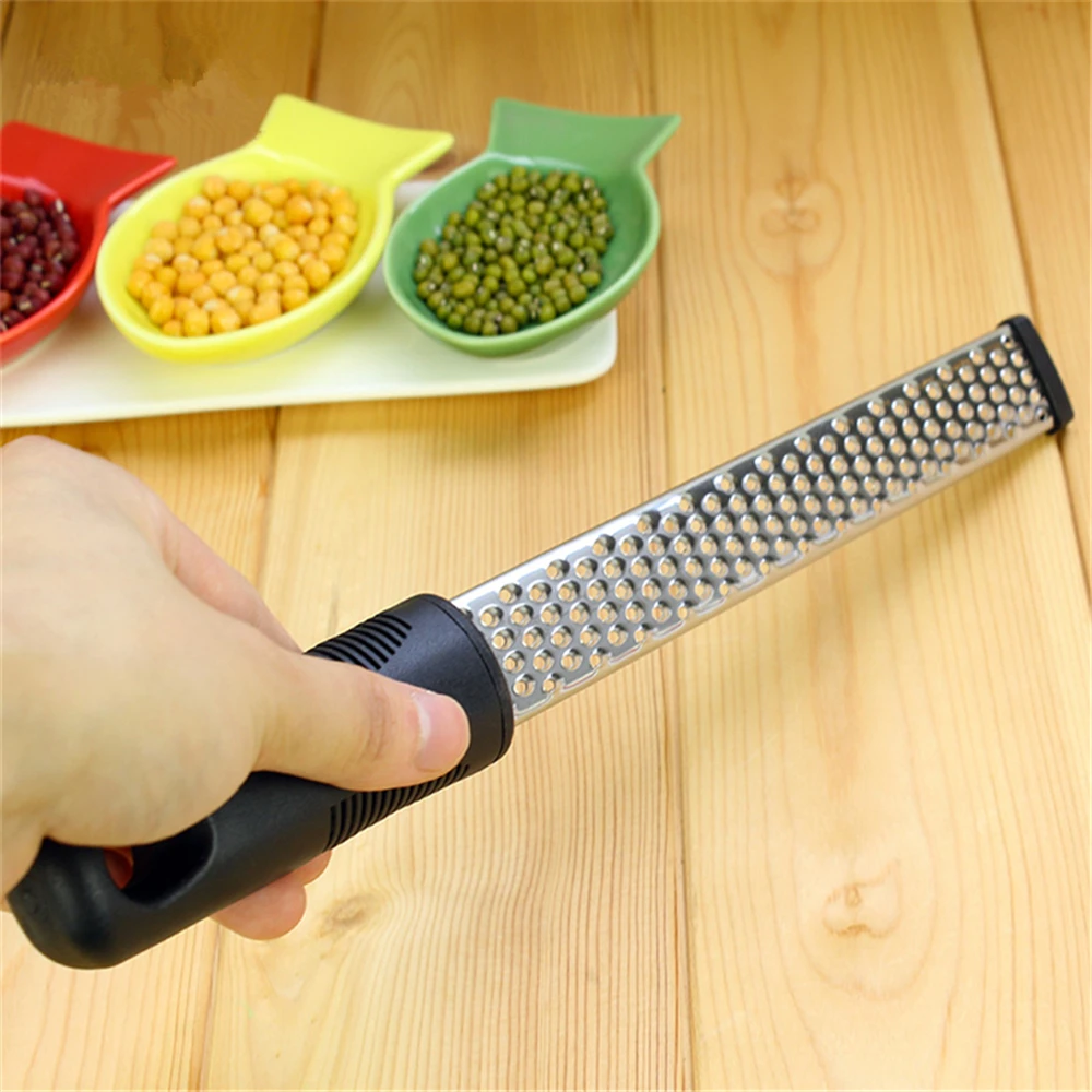 H HOMEWINS Cheese Grater Spices Cucumber Slicer I Kitchen Grater for Cheese Vegetables Fruit 3 Piece Set Lemon Zester Nuts I Stainless Steel Zester with Protective Cover & Non-Slip Handle 
