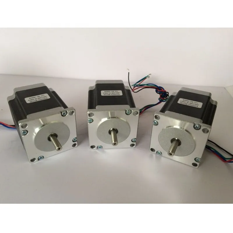 

3pcs 0.9 degree 57mm 2 Phase Hybrid Stepper Motor 2.8A NEMA23 57HM76-2804 18kg.cm 1.9NM 4 leads