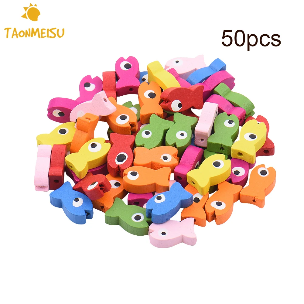 

50pcs/pack DIY toy accessories for Parrot Multipurpose DIY Bird Toy Accessories Colored fish style decorations