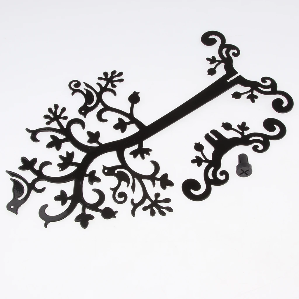 

Earring Ring Holder Necklace Bird Decoration Jewelry Tower Tree Stand Black