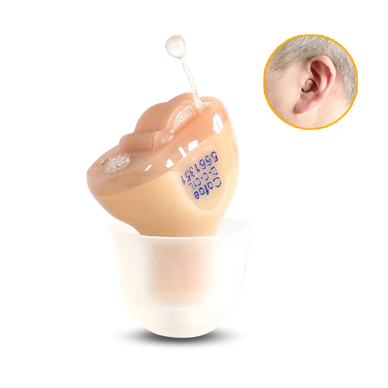 

Cofoe 1pcs invisible Hearing Aid Machine Enhancer Mini Portable Small Inner Ear Care Amplifier Digital Hearing Aids right ear