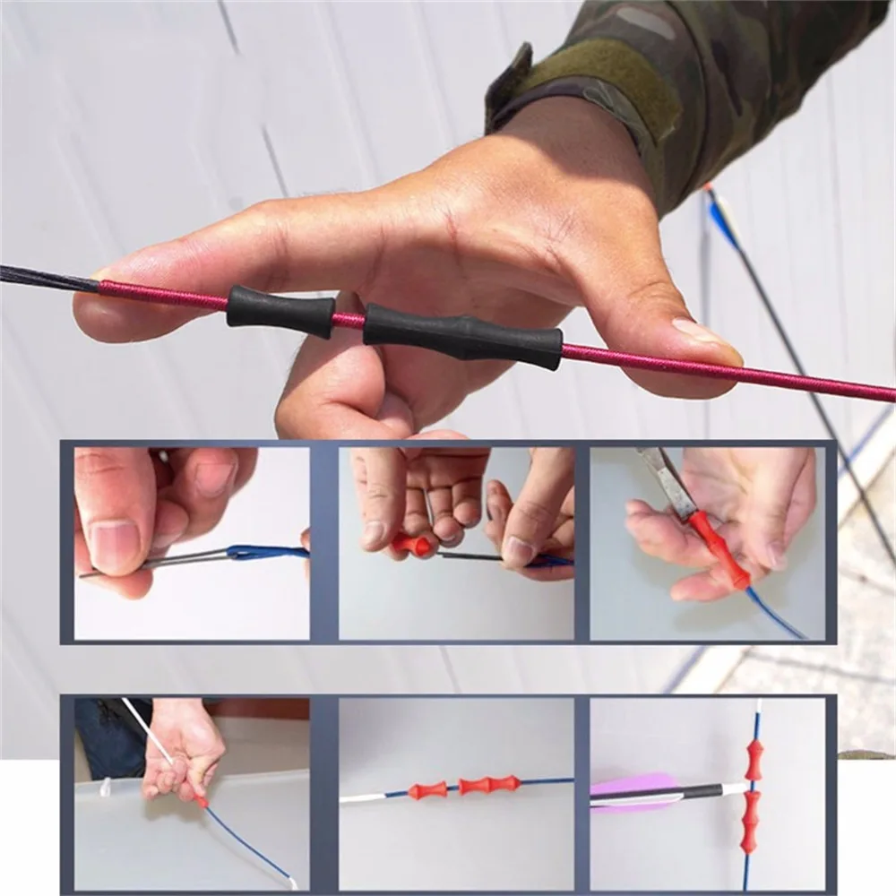 Охотничья мишень для стрельбы из лука изогнутый Bowstring Finger Guard чехол, мягкий, из силиконового материала лук струны защиты маленькое