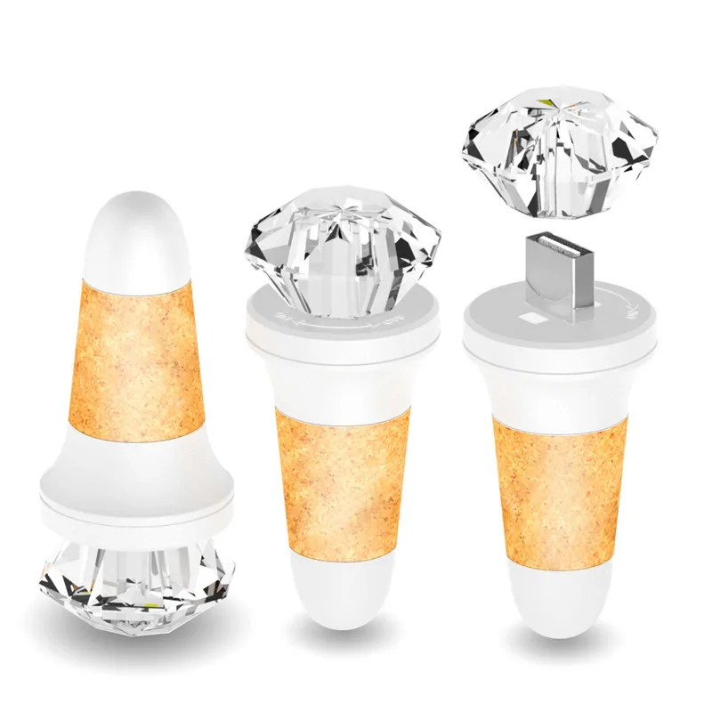 

2017 New Product USB Rechargeable Bottle Cork Fairy Indoor Bedroom Christmas Stopper String Light