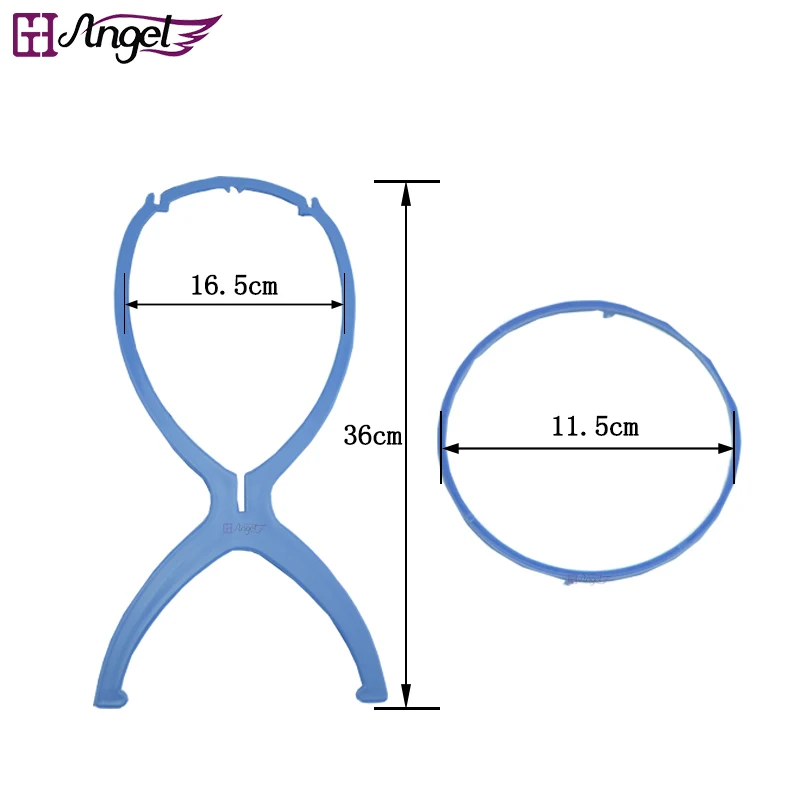 Ангелы складные пластиковые для парика устойчивый прочный стенд/Держатели для париков высокое качество шиньон парик волос шляпа стенд держатель дисплей инструменты