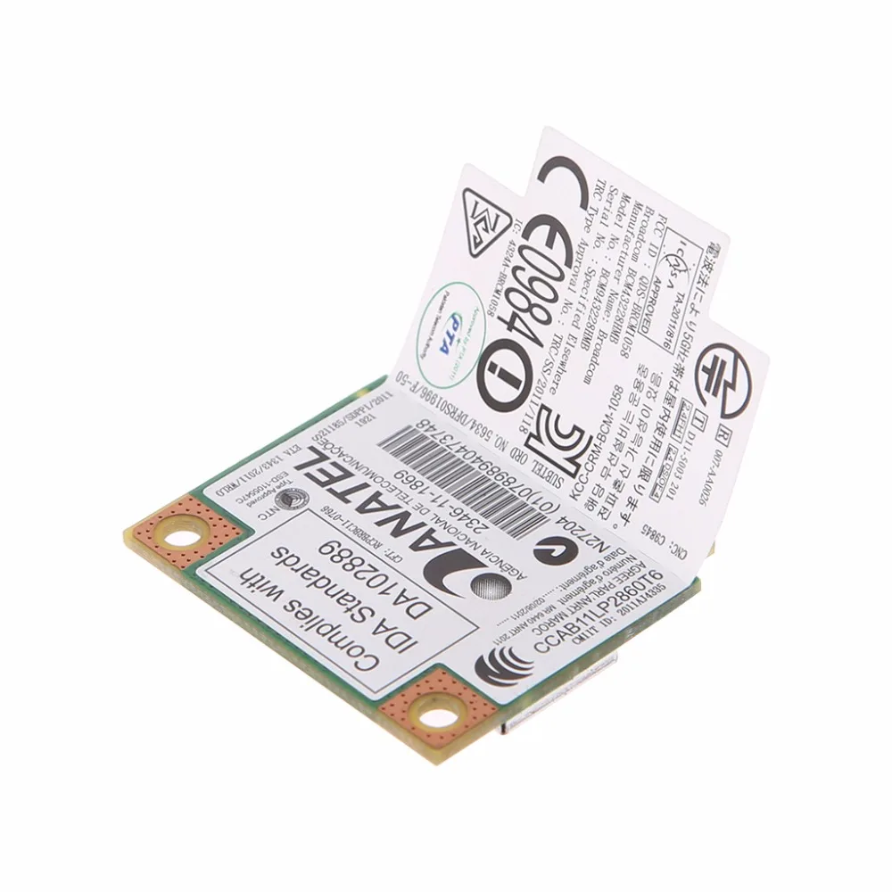 300 Мбит/с 2,4+ 5 ГГц BCM943228HMB Bluetooth 4,0 Половина мини Pci-e беспроводная WiFi карта для lenovo ThinkPad E430 E130 E435 E530