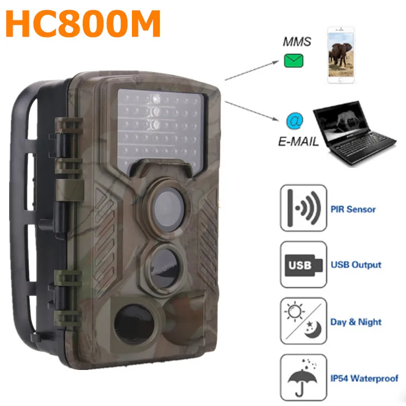 

Newest Thermal Deer Hunting Camera HC800M with mms scout guard wildcamera for home security hidden wildlife digital traps camera