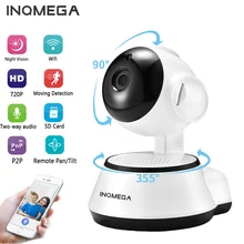 INQMEGA IP Камера Беспроводной 720 P видеонаблюдения дома сетевая камера системы скрытого наблюдения Ночное видение двухстороннее аудио Видеоняни и радионяни V380