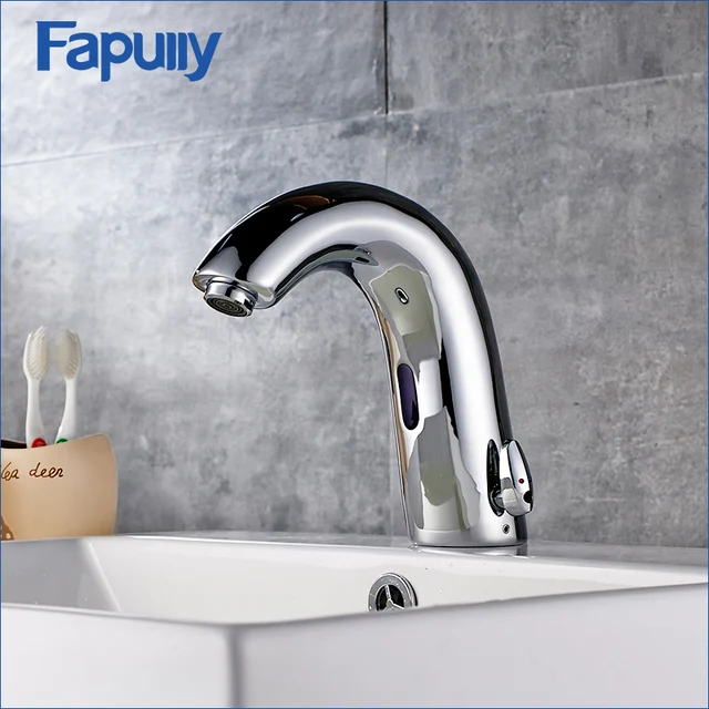 Fapully Automatic Infrared Sensor Faucets Hot And Cold Basin Faucet Fapully Automatic Infrared Sensor Faucets Hot And Cold Basin Faucet Bathroom Sink Mixer Hands Touch
