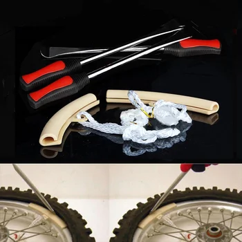 

High quality Wear resistant 5pcs Tire Change Tool Set Tire Dismounting Mounting Set Kit Tyre Spoon Lever Tools Rim Protector