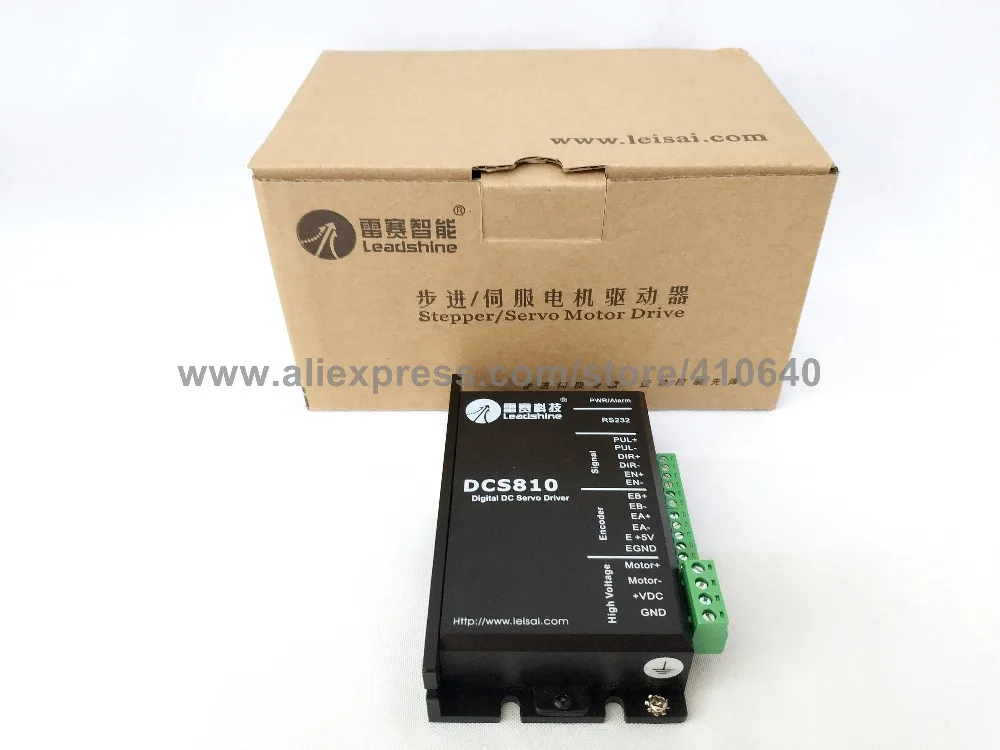 Leadshine DCS810 матовый сервопривод с MAX 80 VDC Вход Напряжение и 20A ток|leadshine dcs810|servo driveservo
