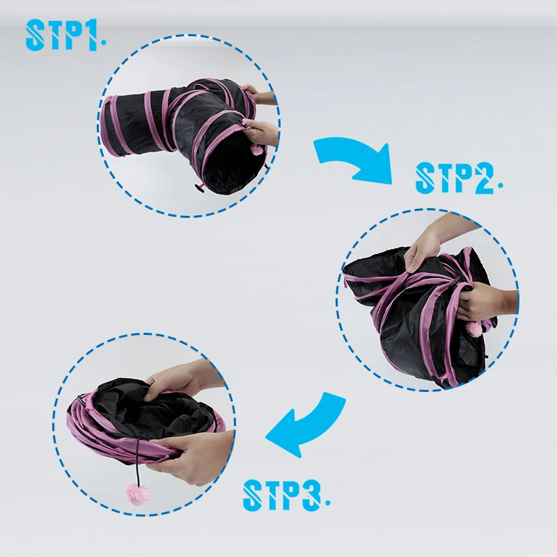 3/4 путь Кошка Туннель Pet интерактивный Щенок трубка Котенок Играть игрушка кролик скрывает