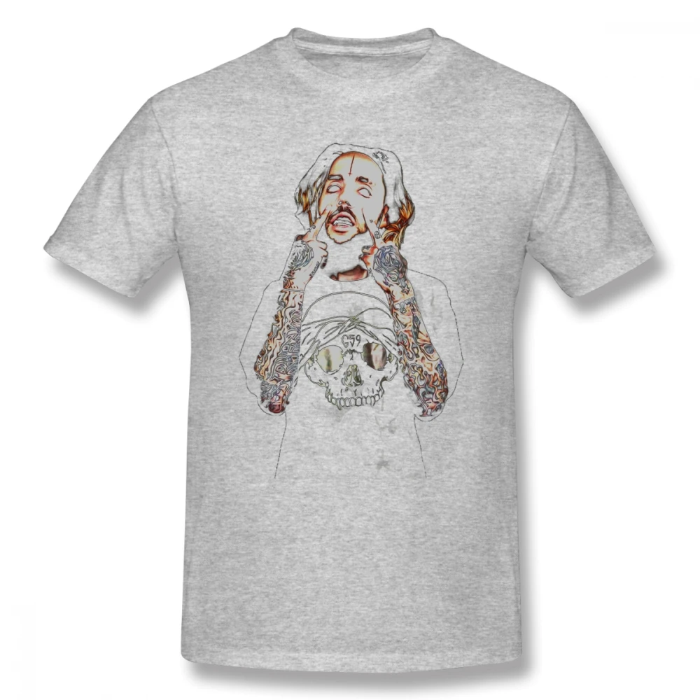 Ftp/брендовая футболка; SuicideBoys Scrim; футболка; FtMen; потрясающая футболка с рисунком; классическая графическая футболка; 6XL; Большие футболки - Цвет: Gray