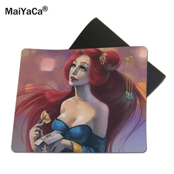 

2017 Miss Fortune League of Legends Good Use Small Mouse Pad for Game Playing Lover Rubber Mouse Mat Beautiful