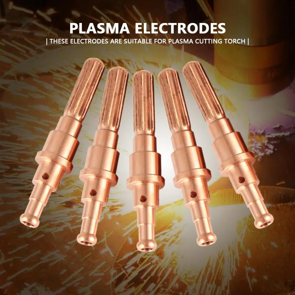 5 pcsset Тепловая Динамика плазменный резак режущий Факел Расходные материалы SL60-100 электроды 9-8215
