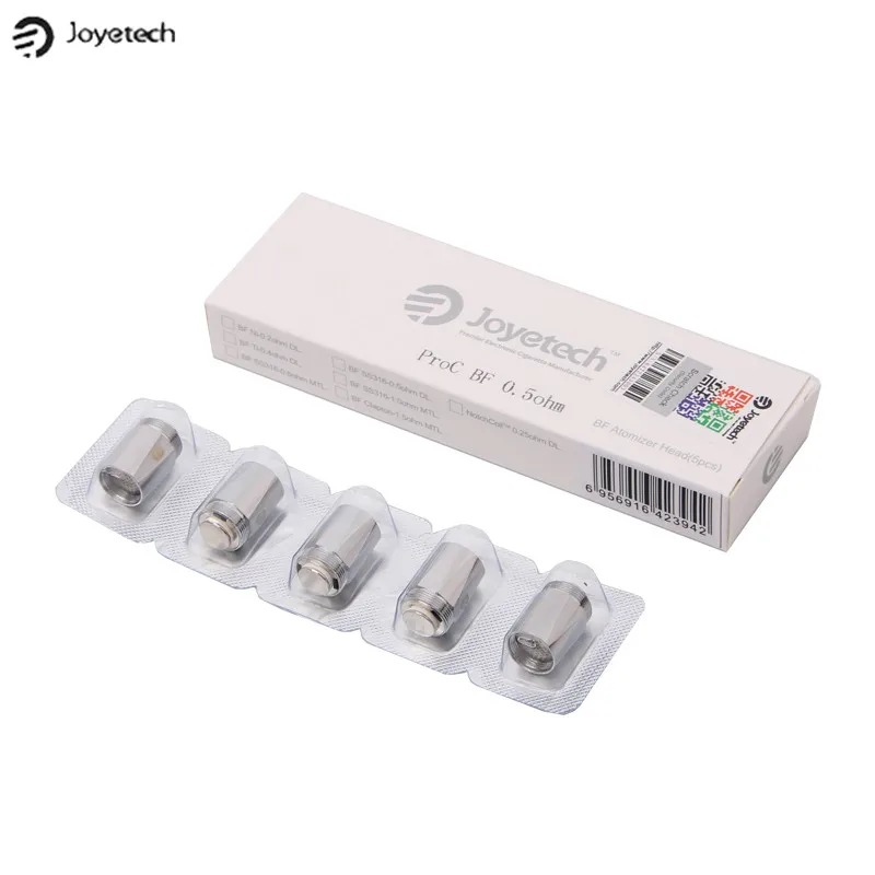 

5pcs/lot Original Joyetech ProC-BF Series Heads Pro BF Coil for Cubis 2 Atomizer Cubox CUBIS/CUBIS Pro/eGo AIO/Elitar Pipe