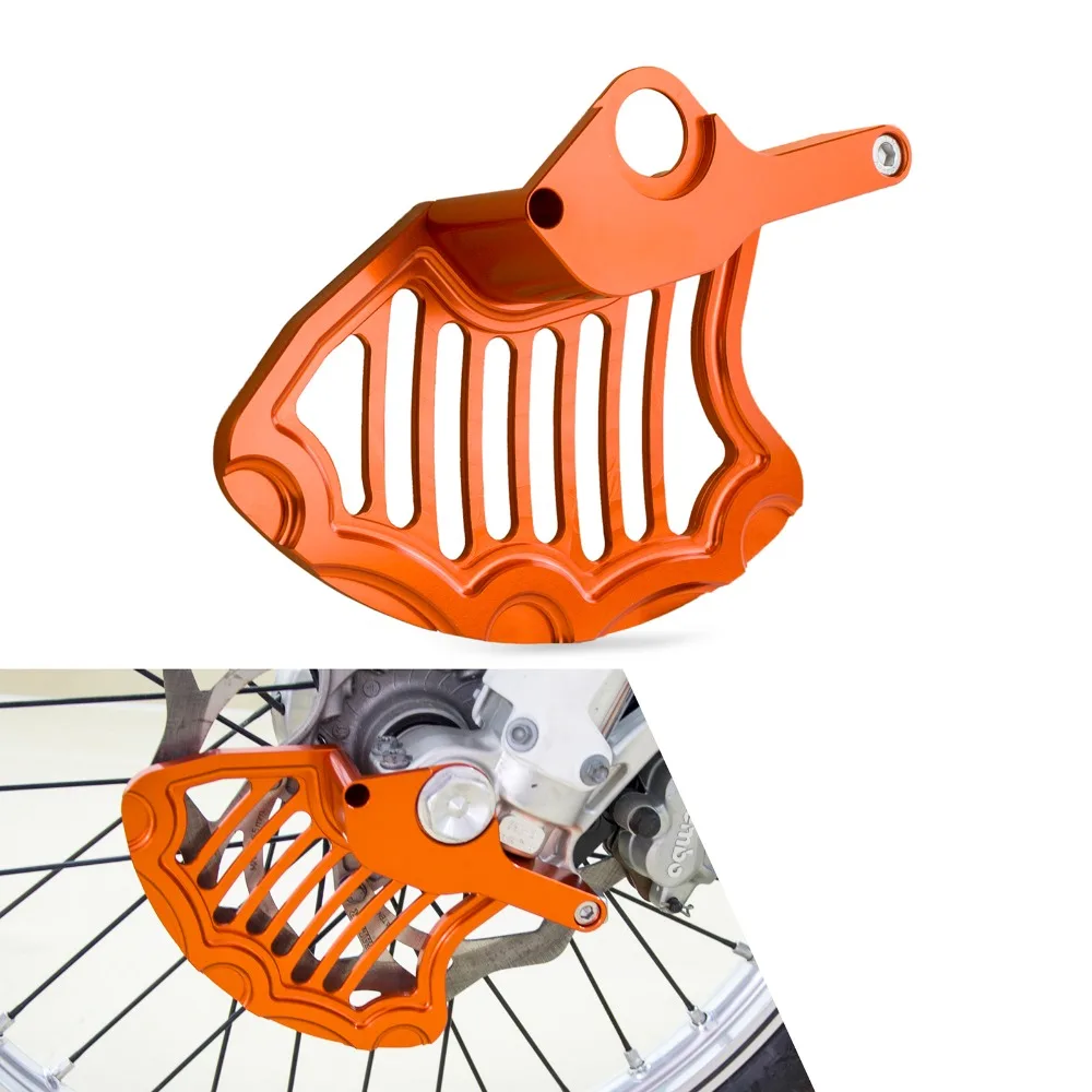 

NICECNC Aluminum Front Brake Disc Guard Protector For KTM 125 200 250 300 350 400 450 525 530 EXC MXC SX XC XCW EXC-F SX-F EXCR
