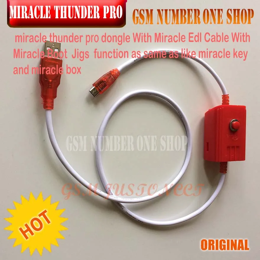 Чудо-бокс/чудо-Тандер pro key Miracle pro Thunder dongle + кабель Miracle thunder pro dongle без необходимости miralce коробка и ключ