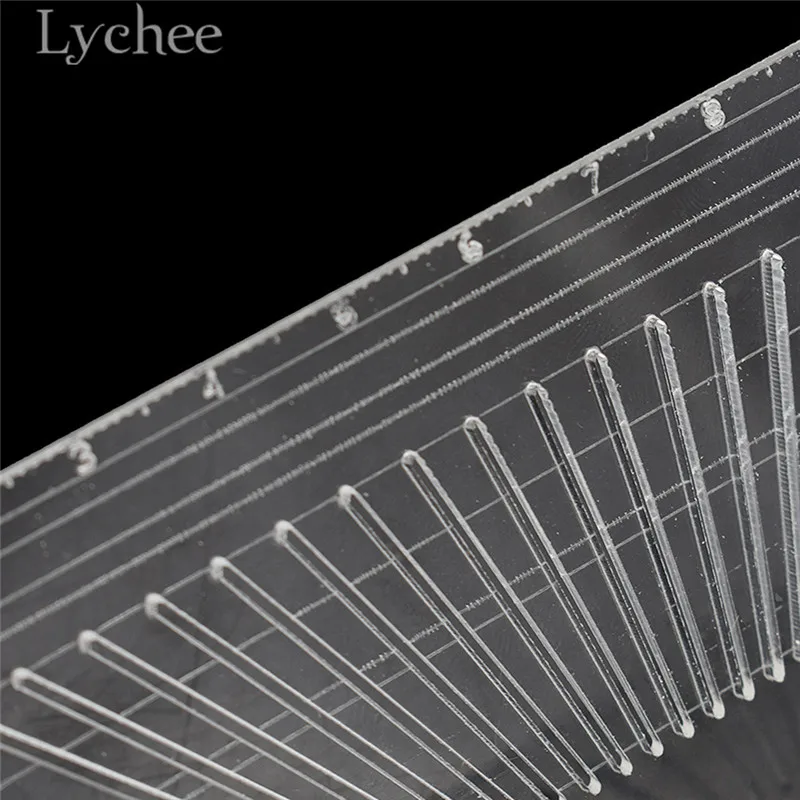 Lychee Life акриловая линейка для позиционирования многофункциональный инструмент