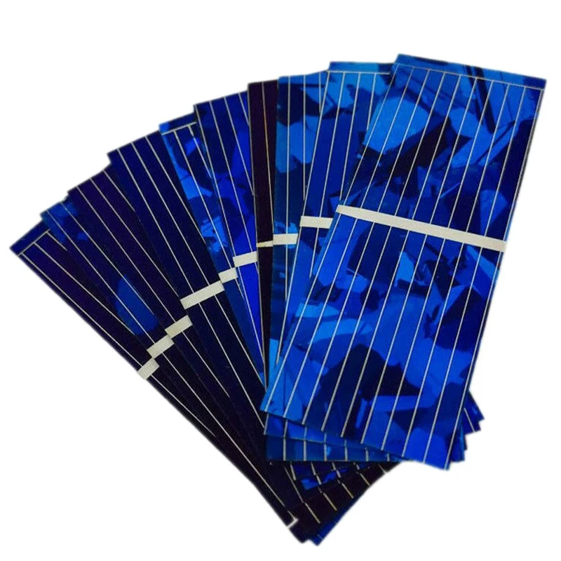 

ABHU-100Pcs Solar Panel Solar Cell Diy Battery Charger 0.5V 320Ma 52X19Mm