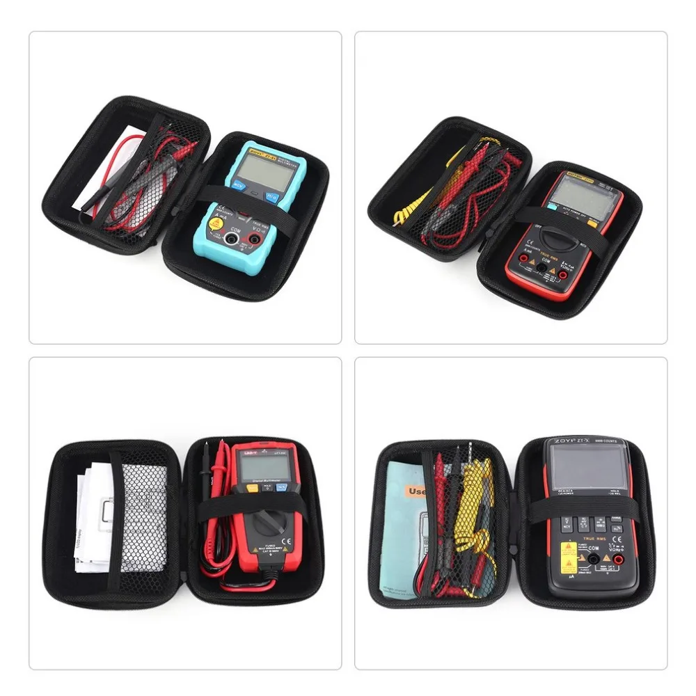 Multimeter Handheld Package Tool Carry Bag Electrical Pockets Packs