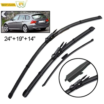

Misima Windshield Windscreen Wiper Blades For BMW 3 Series 316 318 320 325 330 335 i d E91 2009 2010 2011 2012 Front Rear Window