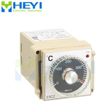 E5C2 AC 220V контроллер температуры релейный выход K входной указатель с/без розетки