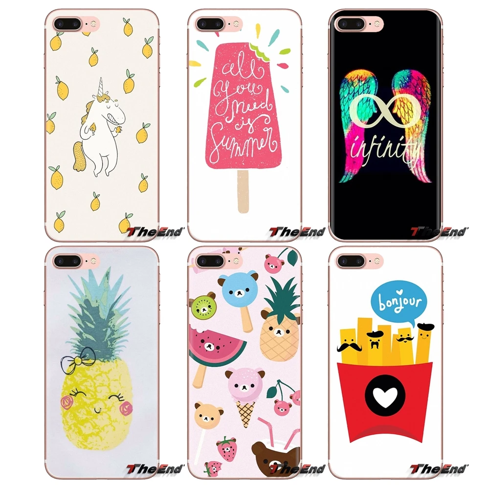 Soft Cases Covers Fruit watermelon pineapple ice cream For Samsung Galaxy S3 S4 S5 Mini S6 S7 Edge S8 S9 S10 Plus Note 3 4 5 8 9 |