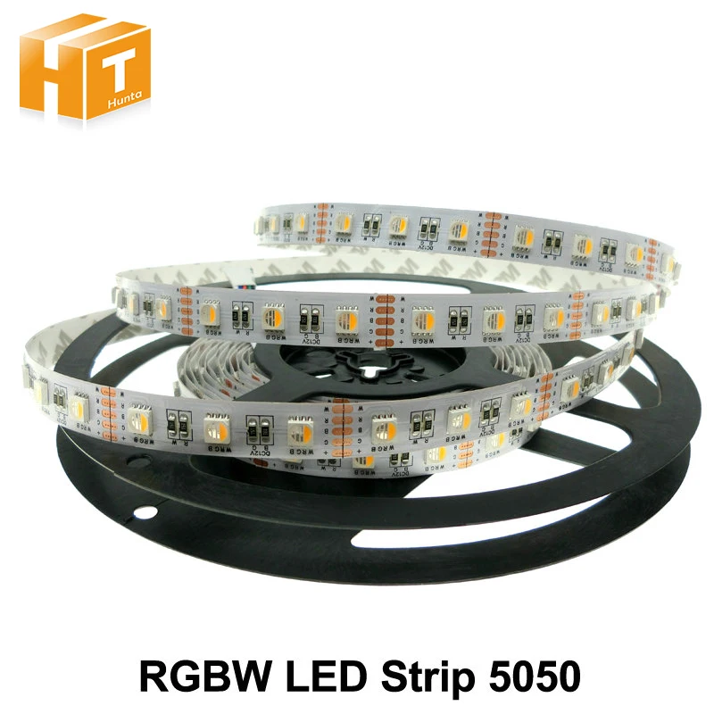 4 в 1 RGBW Светодиодная лента 5050 DC12V гибкий светодиодный светильник RGB+ белый/RGB+ теплый белый 4 цвета в 1 светодиодный чип 60 Светодиодный s/m 5 м/лот