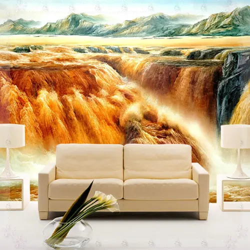 Three-dimensional 3d mural hukou modern bedroom wall wallpaper KITCHEN | Обустройство дома