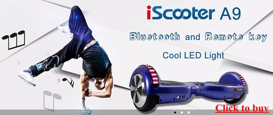 IScooter hoverboard bluetooth 10 дюймов двухколесный умный самобалансирующийся скутер электрический скейтборд с динамиком Hover board UL2722