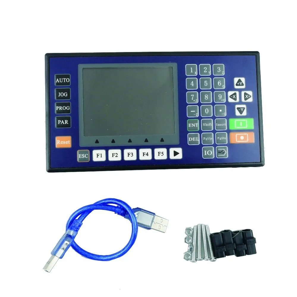 

4 Axis 16DI 8DO 3.5 Inch Color LCD CNC controller lathe mini milling servo USB stepper motor sewing laser