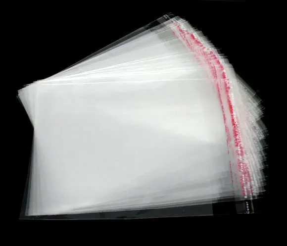 

Free shipping-200Pcs Clear Self Adhesive Seal Plastic Bags Beads Jewelry Gift Packaging 12x9cm M0837
