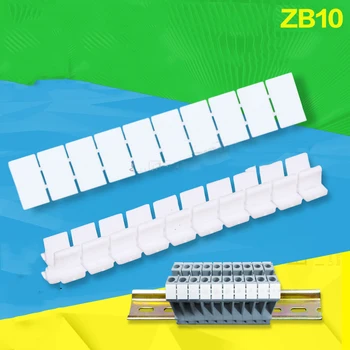 

100pcs ZB10 Blank Number MARKER UK10N Din Rail Terminal Blocks Maker Strips Label Connectors & Terminals Terminal ZB10