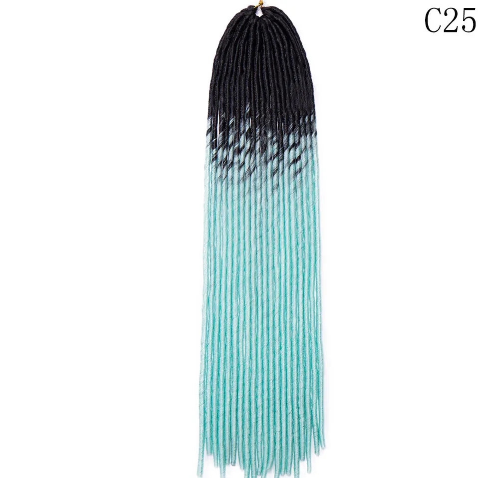 SNOILITE искусственные локоны в стиле Crochet косички 20 дюймов мягкие натуральные синтетические волосы для наращивания 20 шт - Цвет: P1B/27