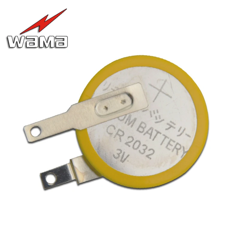 50pcs/lot CR2032 Tabs Solder Foot Soldering Welding Battery Coin