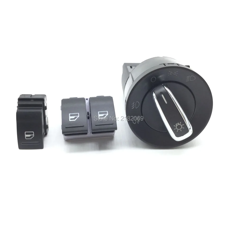 Power Electric Headlight Window Control Switch Button For VW