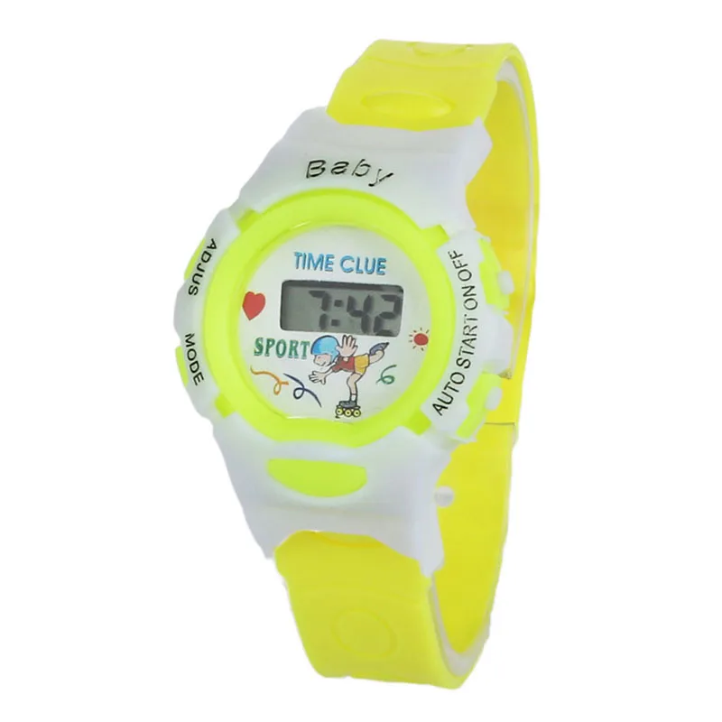 Красочные Мальчики Девочки время студенты электронные наручные спортивные часы дешевые с высокого качества горячая Распродажа Relogio Feminino HK