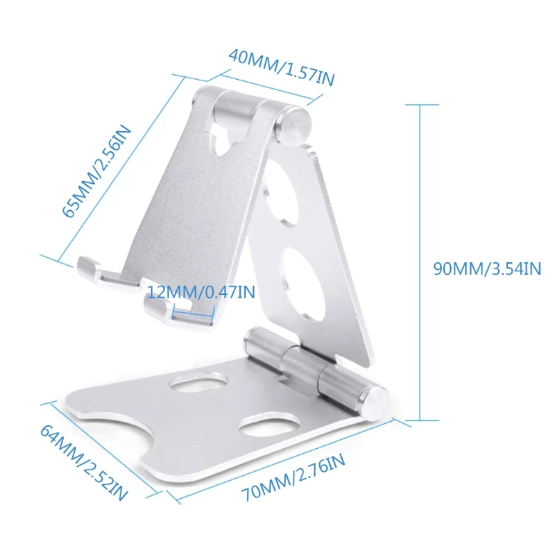 Алюминиевый складной держатель планшета Регулируемый сотовый телефон планшет Настольная подставка держатель подставка универсальная