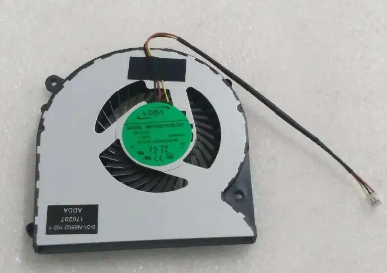 Новинка охлаждающий вентилятор для процессора MACHENIKE F57 D5R D1 D1T D2 D3 N550RC FH22 DFS551205WQ0T