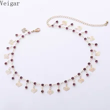 Полые Любовь Сердце Форма металлические блестки кисточкой ожерелье s женский модные ювелирные изделия женские Стразы колье-чокер