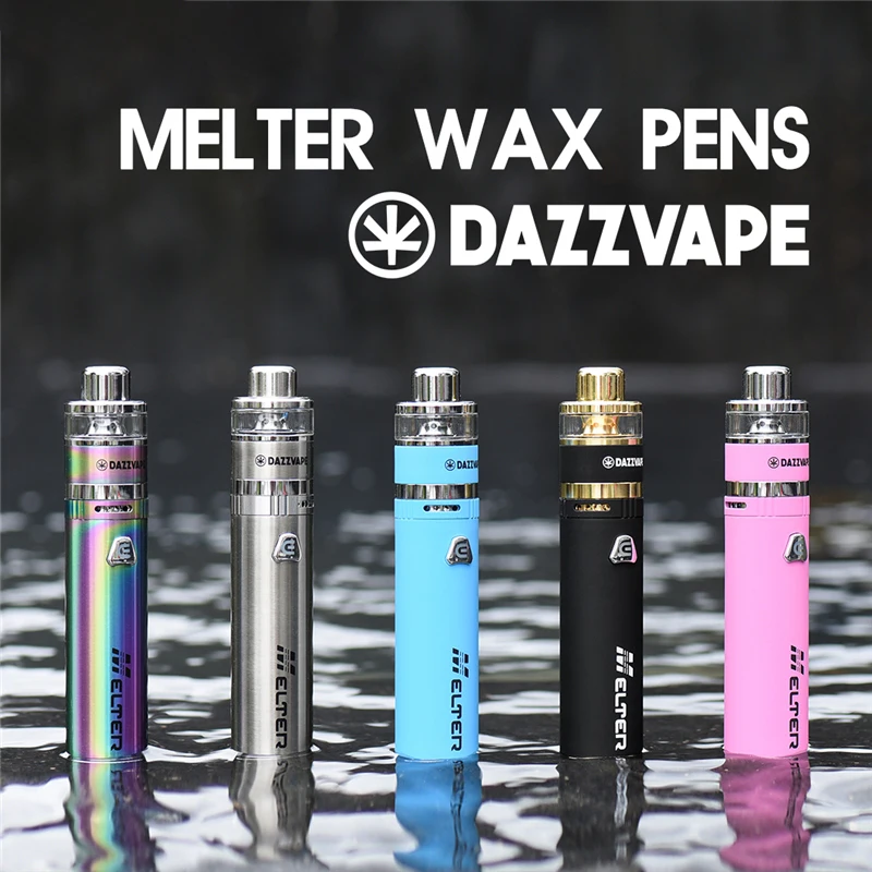 

Original Dazzvape Melter Wax vape Pen Kit Built-in 1400mAh Battery with Triple Quartz Coil atomizer electronic cigarette vaper