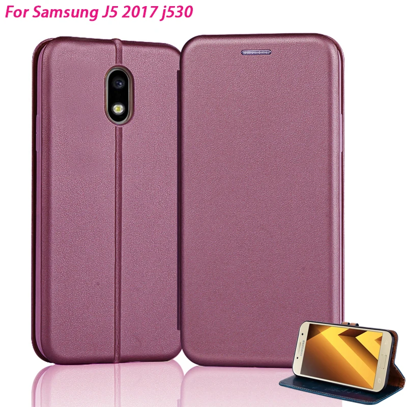 

YueTuo leather case For Samsung galaxy J5 2017 J 5 Pro J530 Flip 5.2" coque cover phone back wallet book Card Magnetic cases