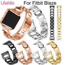 Stainless steel wristband For Fitbit Blaze smart watch frontier/Classic replacement bracelet For Fitbit Blaze strap accessories crested for fitbit blaze frame replacement stainless steel case activity tracker smart watch accessories