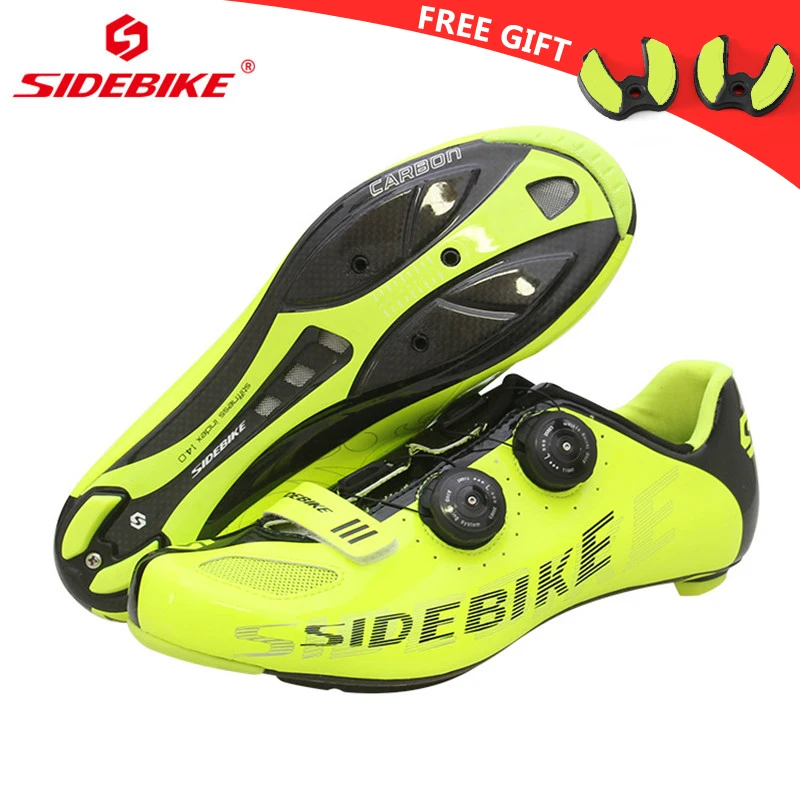 

Sidebike carbon fiber road cycling shoes men's outdoor sport bike bicycle sneaker self-locking road shoes zapatillas ciclismo ca