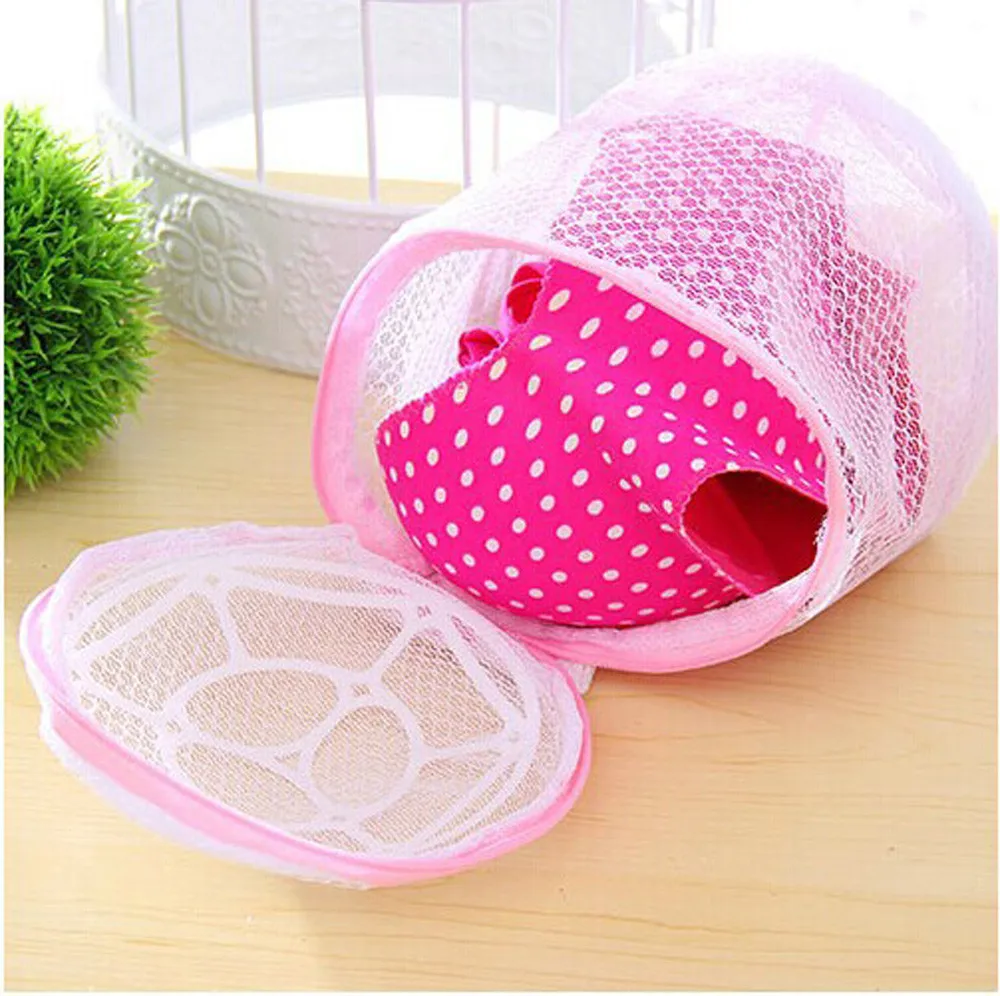 

Dropshipping Lingerie Washing Home Use Mesh Clothing Underwear Organizer Washing Bag