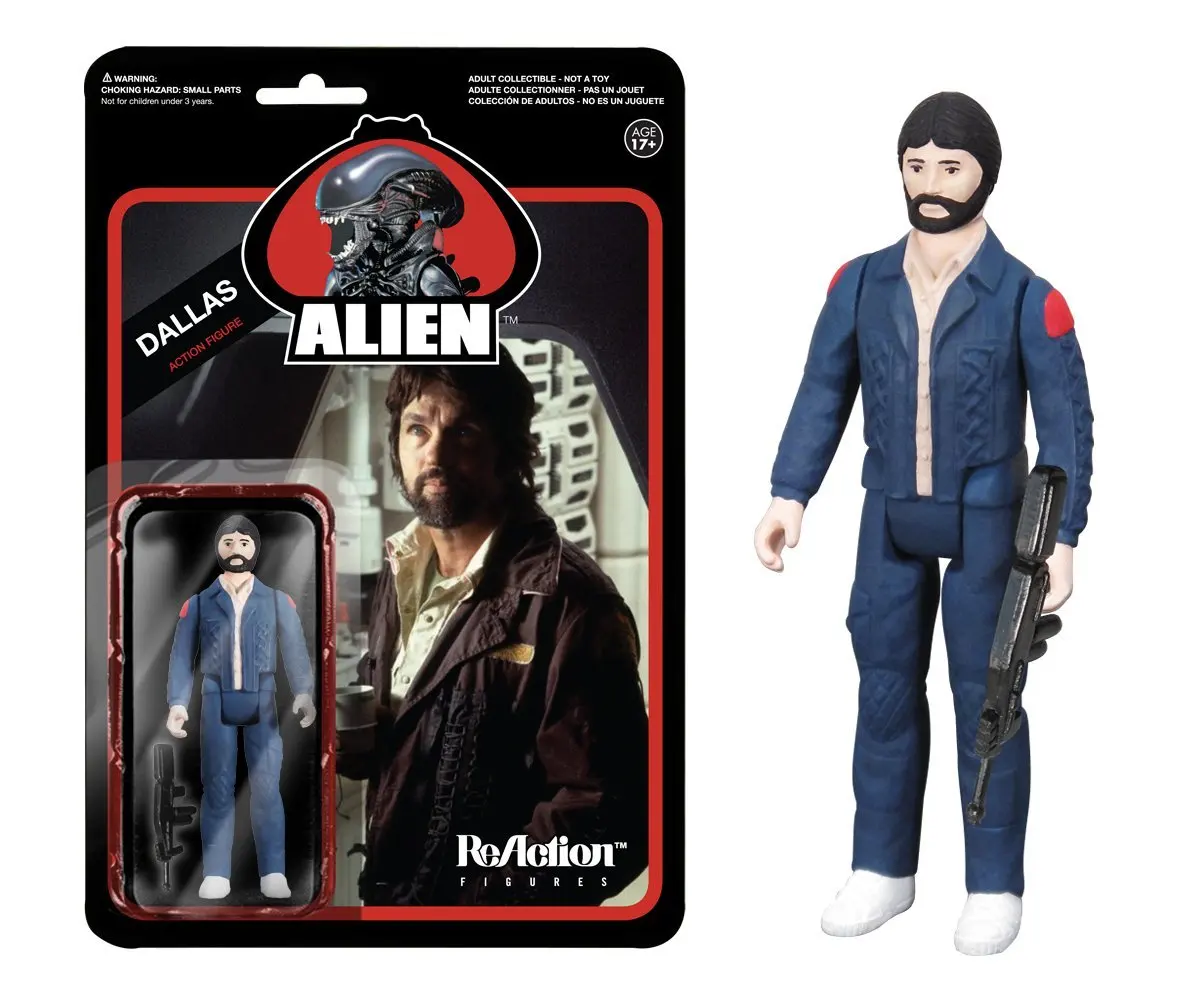 

Funko ReAction Figure Alien - Dallas Vinyl Action Figure Collectible Model Toy with Original Box