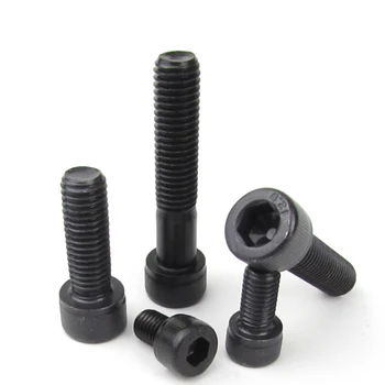 

Hex Socket Head Cap Screws Allen Hexagon Thread Machine Bolt Nuts Metric Black Alloy Steel Hardware 12.9Class M2 M2.5 M3 M4
