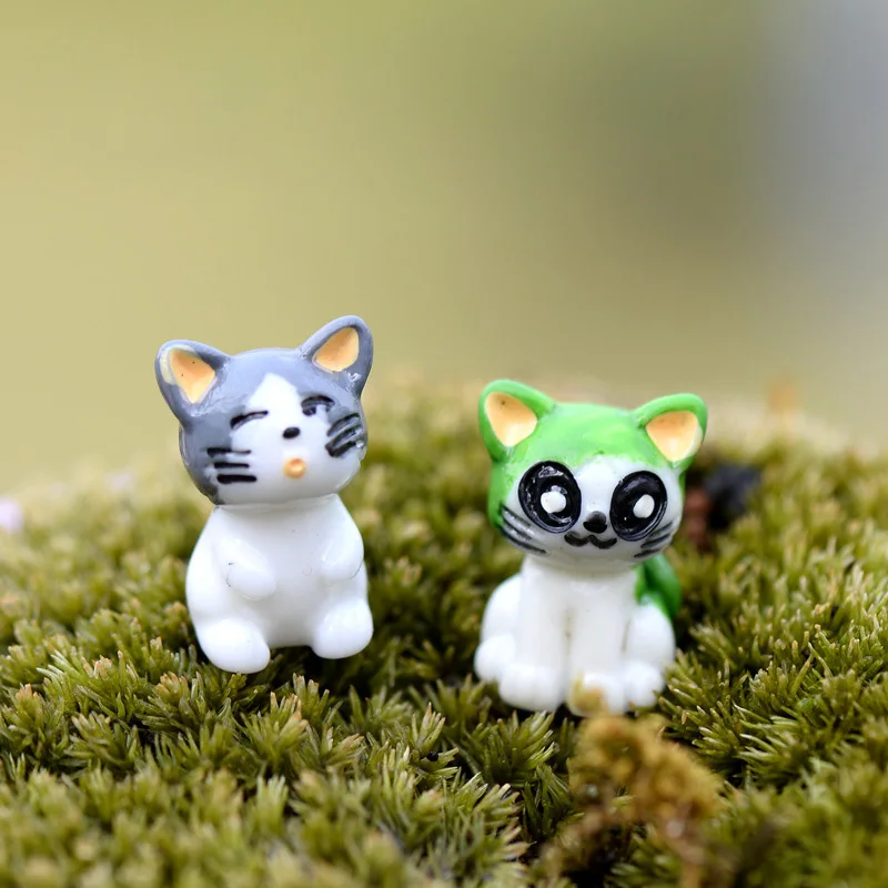 1Pcs-Cute-kitten-Cat-DIY-Resin-Fairy-Garden-Craft-Decoration-Miniature-Micro-Gnome-Terrarium-Gift-F0464
